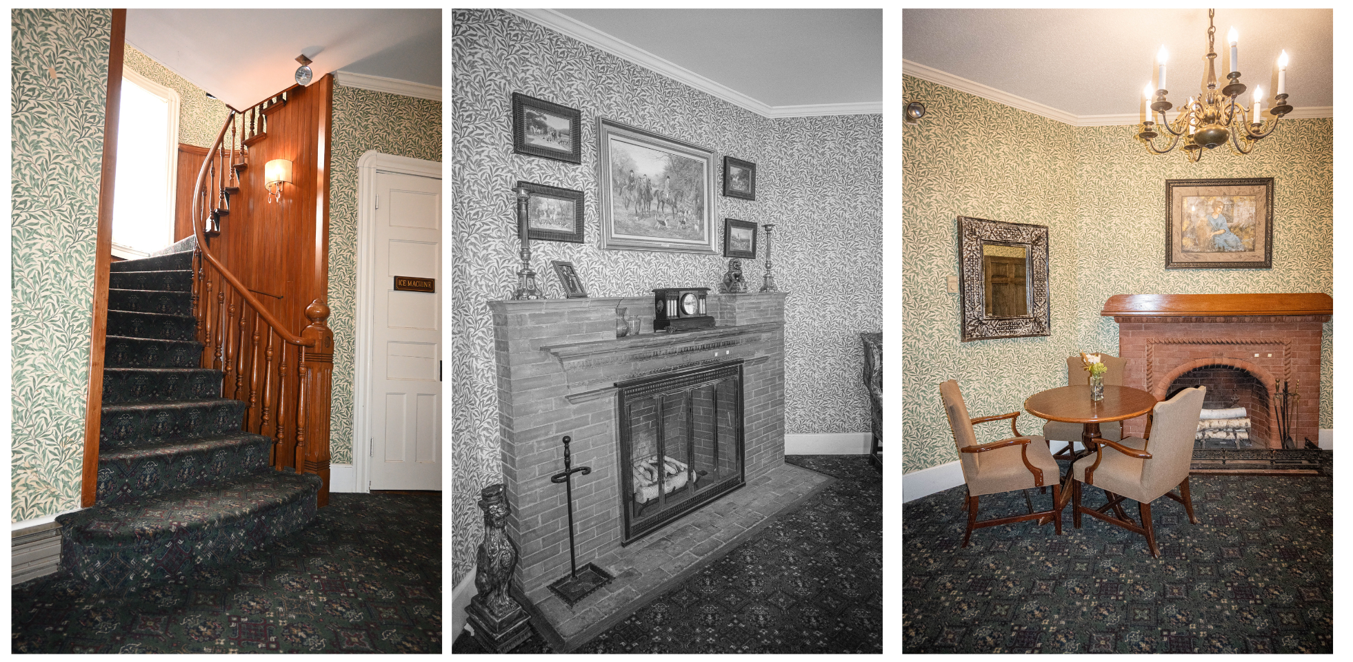 photos of an old fashioned hotel